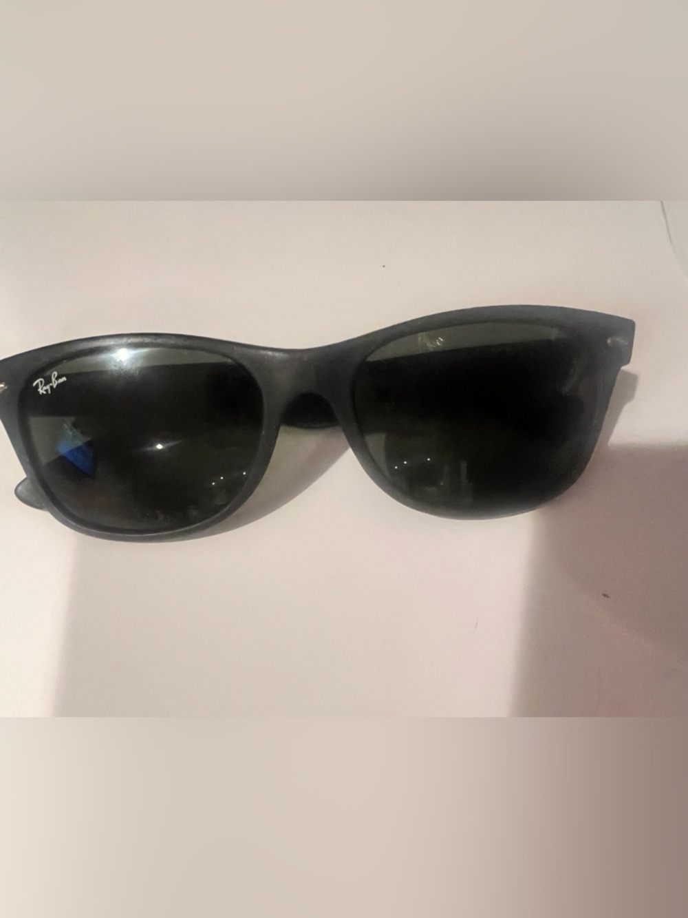Ray-Ban Black Full-Frame Sunglasses with Logo